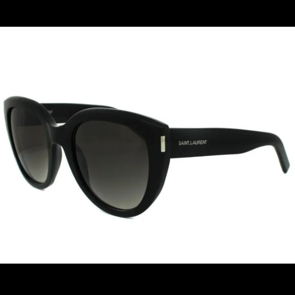 Authentic Yves Saint Laurent YSL SL 16 807HA Italy Black Sunglasses Frames